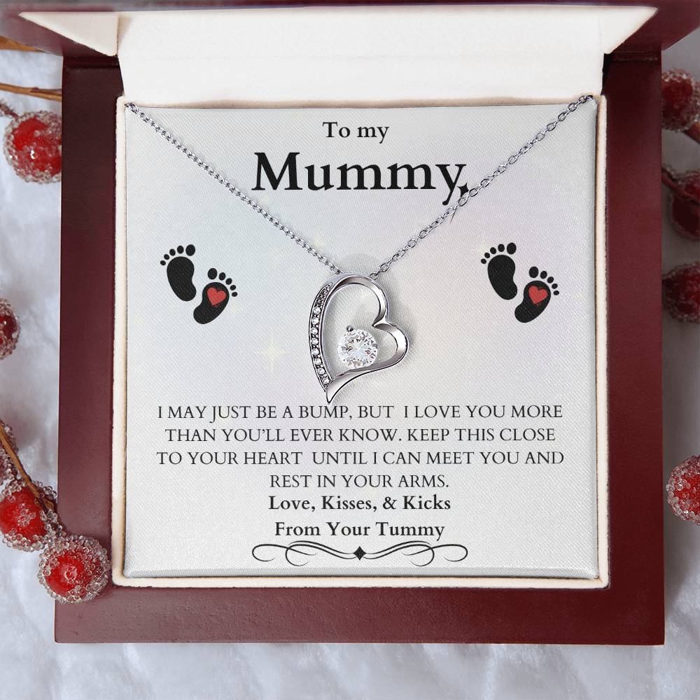 dazzling forever love necklace
