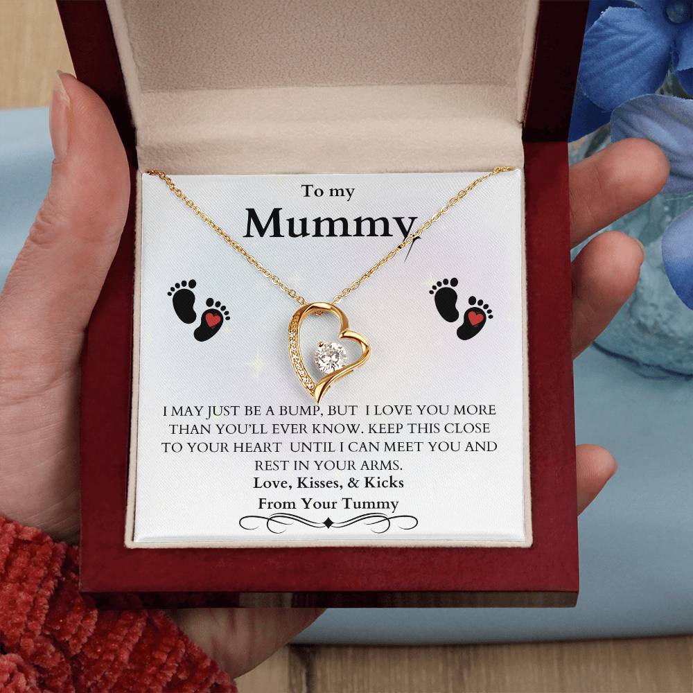 dazzling forever love necklace