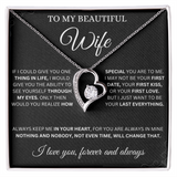 To My Beautiful Wife Forever Love Necklace
