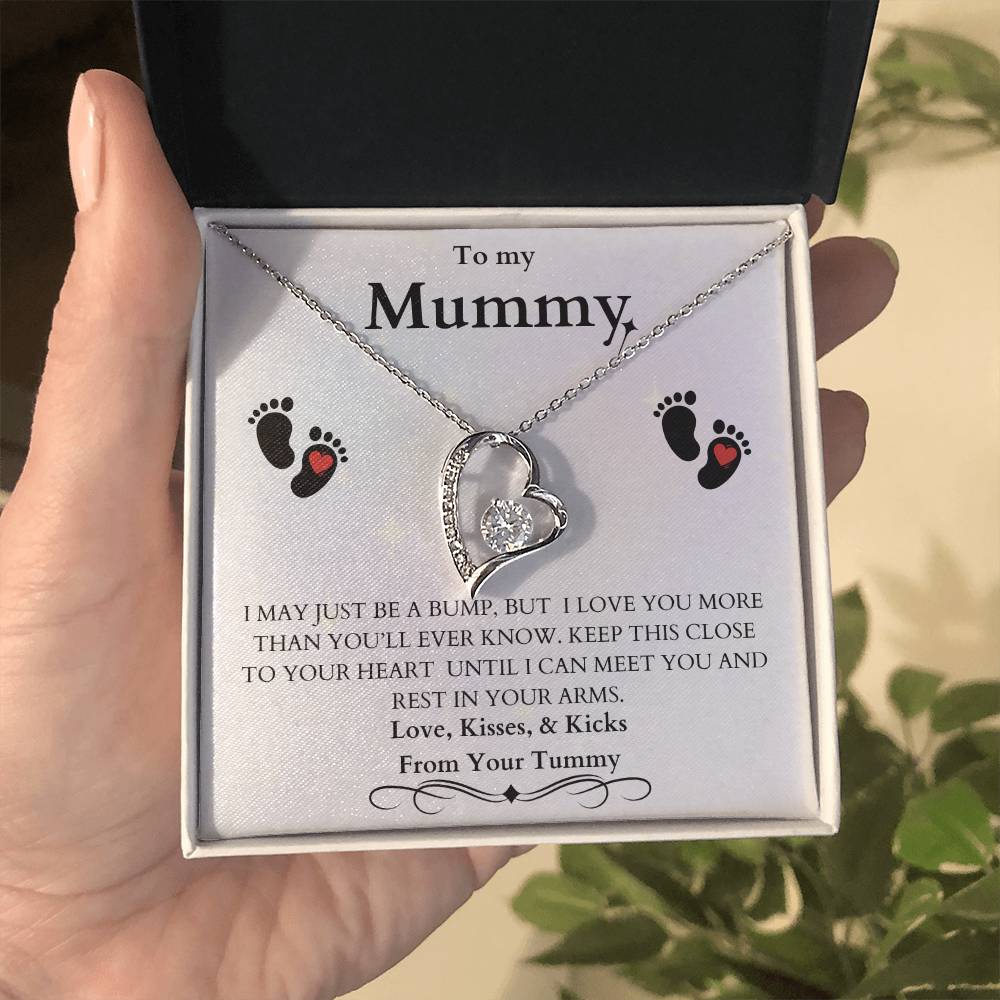 dazzling forever love necklace