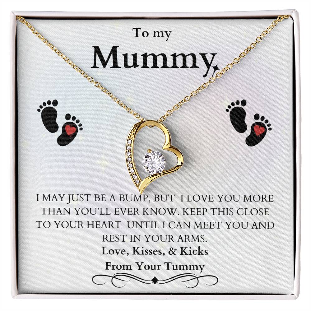 dazzling forever love necklace