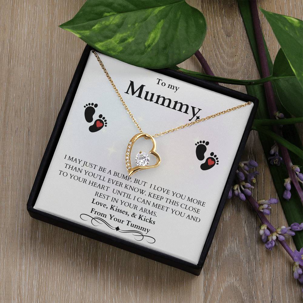 dazzling forever love necklace