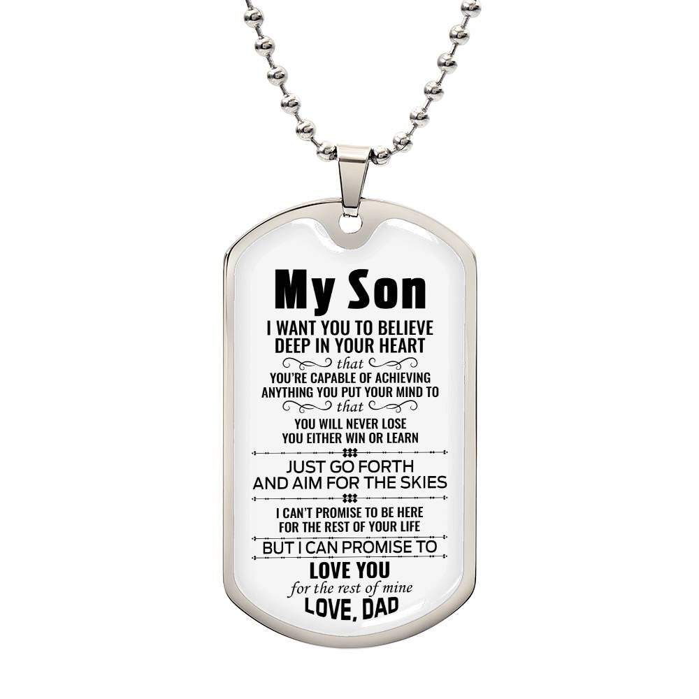 Dog Tags for Son