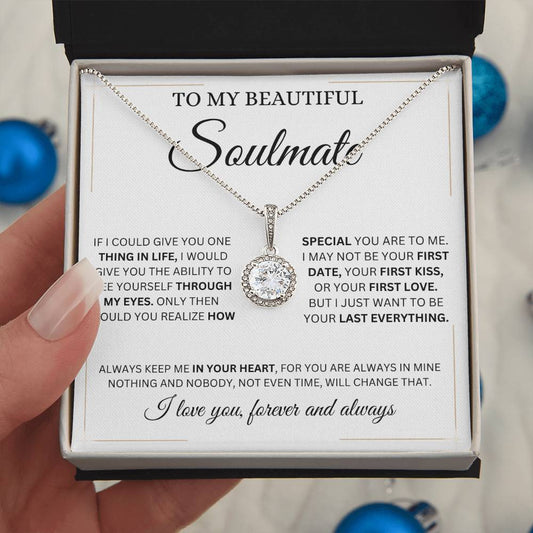 Beautiful Soulmate Eternal Hope Necklace