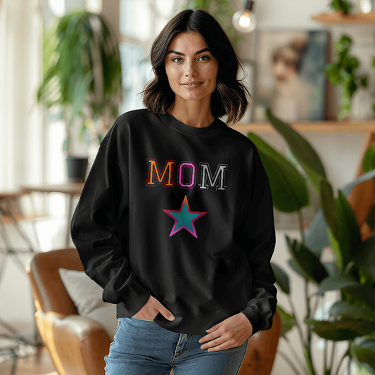 MOM Star  |  Crewneck Sweatshirt