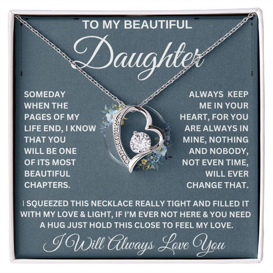 Beautiful Daughter Forever Love Necklace